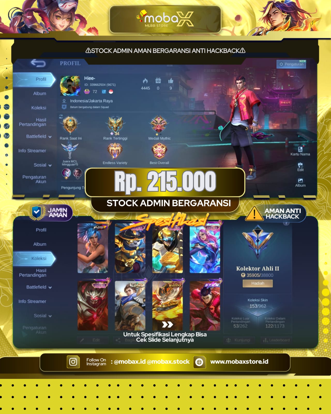 AKUN MURMER STUN CHOU